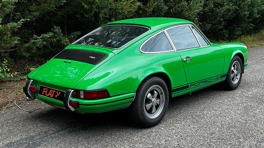 photo arriere 911 T de couleur Vert Vipère